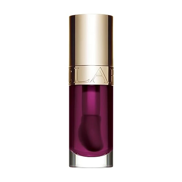 Clarins Lip Comfort Oil | Hydrating, Nourishing and Moisturizing Lip Oil | Sheer, High Shine Finish | Soothes, Comforts and Protects Lips | Visibly Plumps | 93% Natural Ingredients | 0.2 Ounces