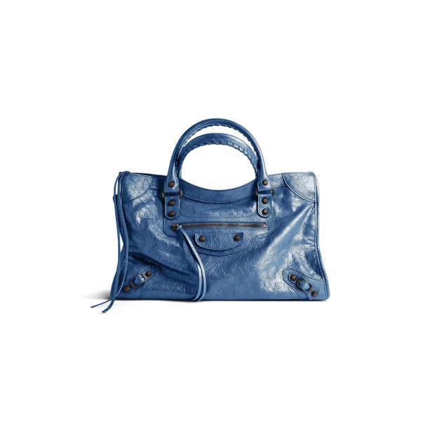 Women's Le City Bag Medium in Mineral Blue