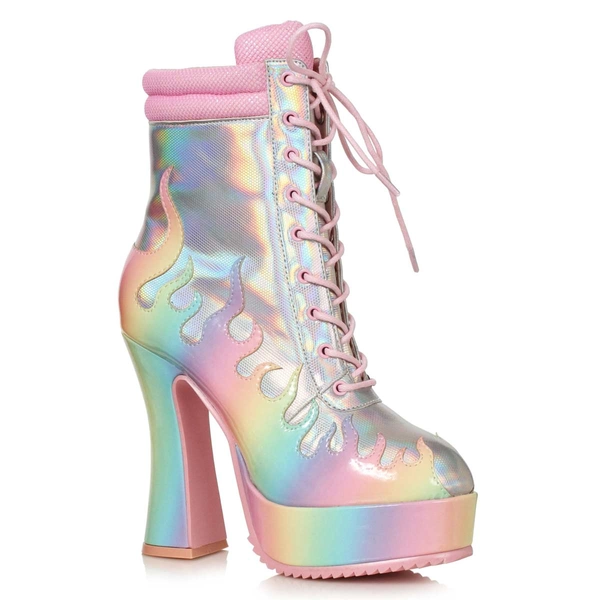 Ellie Shoes 557-FIRE Pink in Sexy Boots - $96.79