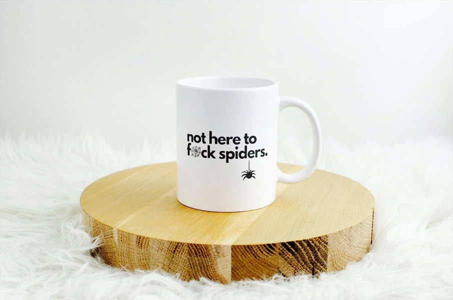 Not Here To Fuck Spiders Mug, Australia Mug, Aussie Saying Slang Mug, Australia Day Mug, Funny Australian Cup, Fuck Spiders, Australia Gift