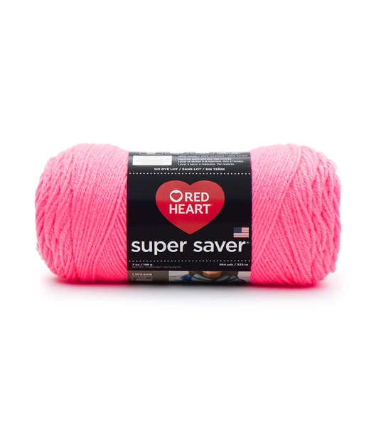 Red Heart Super Saver Yarn - Pink