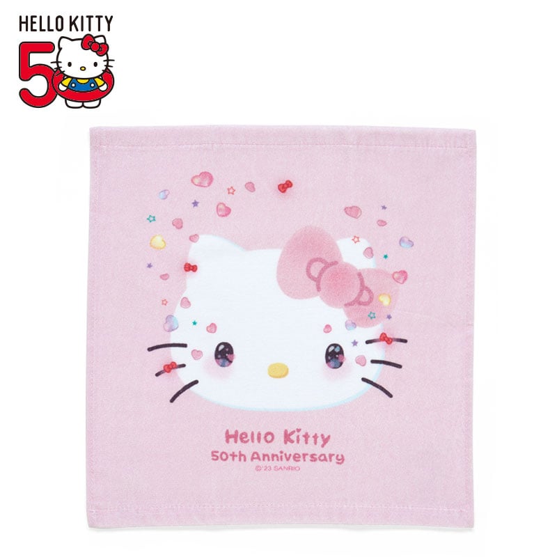 Hello Kitty Wash Towel (50th Anniv. The Future In Our Eyes)