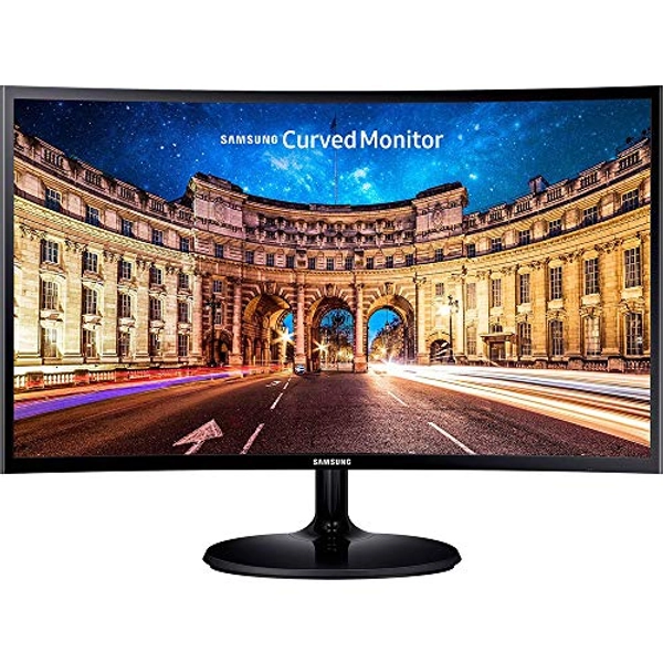 Samsung CF390 Series 27 inch FHD 1920x1080 Curved Desktop Monitor for Business, HDMI, VGA, VESA mountable, 3-Year Warranty, TAA (C27F390FHN), Black