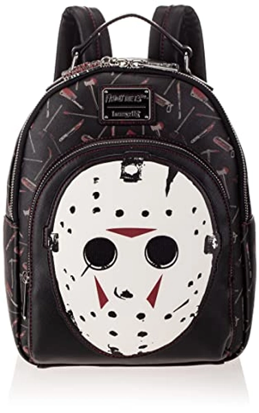 Loungefly Friday the 13th Jason Mask Womens Double Strap Shoulder Bag Purse