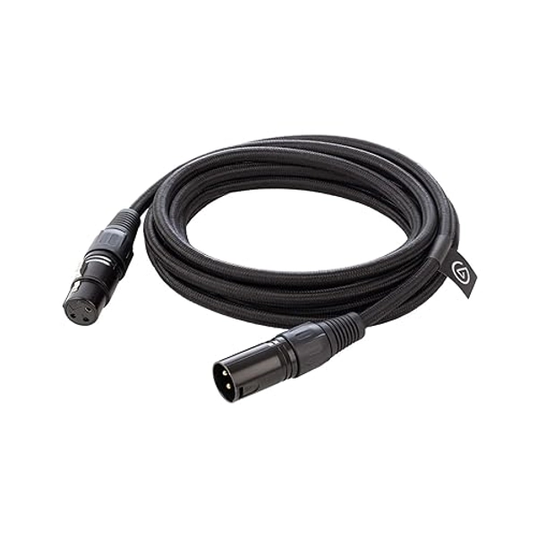 Elgato XLR Cable – Shielded Microphone Cable for Studio Recording and Live Production, Gold-Plated Pins, Male to Female, for Mic and Balanced Analog Line Levels, 10ft/3m