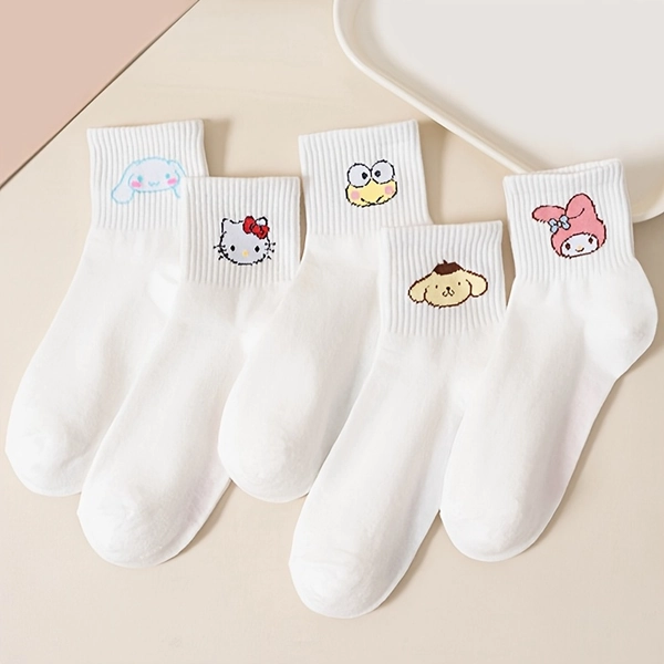 tube socks melody white sweet - Temu Canada