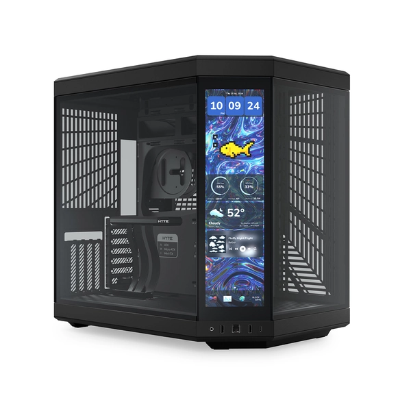 Y70 touch infinite - Our New PC Case with LCD Screen - Pitch Black