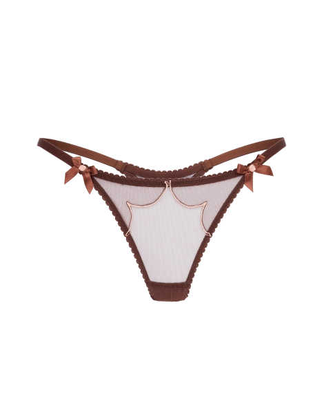 Lorna Thong in Chestnut | Agent Provocateur