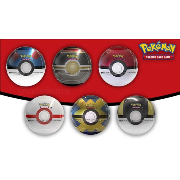 Pokémon | Poke Ball Tin Series 7 | Card Game | Ages 6+ | 2 Players | 10 Minutes Playing Time