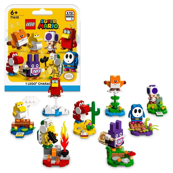 LEGO Super Mario Character Packs – Series 5 Building Kit; Collectible Toys for Kids Aged 6 and Over 71410
