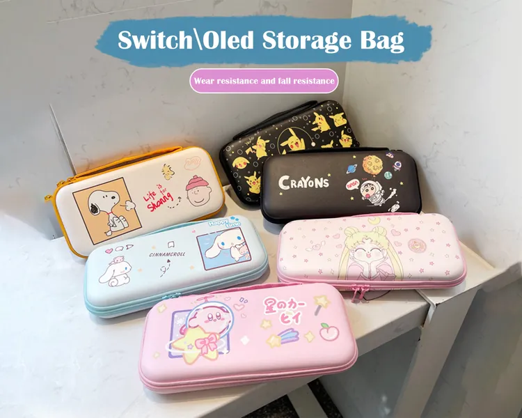 Nintendo Switch Carrying Case, Cartoon Carrying Bag, Travel Storage Bag NS, Switch/LITE/OLED Case , Gift, Switch Accessories