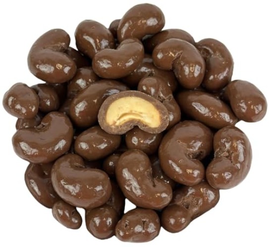 Cozy Confections Milk Chocolate Covered Cashews, 1 Pound