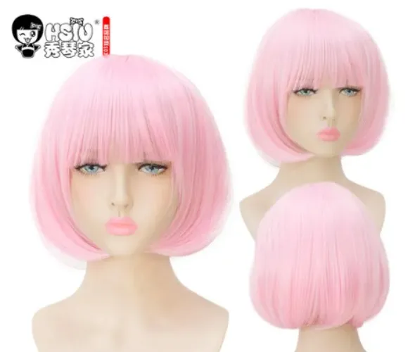 Pink wig for My Melody look