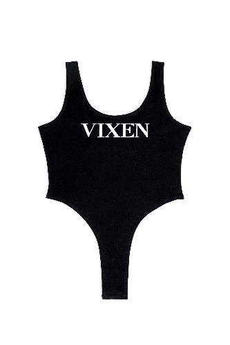 Vixen Logo Bodysuit | Black / M