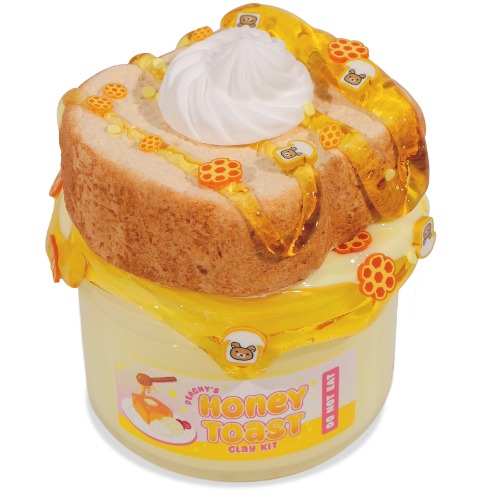 Honey Toast CLAY Kit | Slime (7oz) + Clay Honey Toast