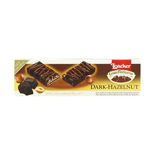 Loacker Dark Chocolate Hazelnut Biscuits 100g