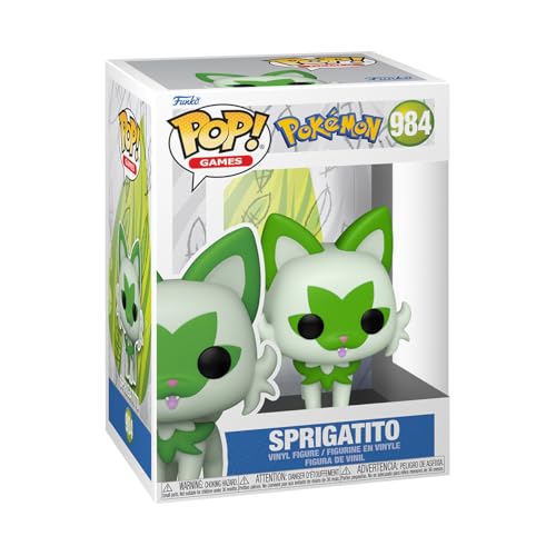 Funko POP! Games: Pokemon - Sprigatito - Collectable Vinyl Figure - Gift Idea - Official Merchandise - Toys for Kids & Adults - Video Games Fans - Model Figure for Collectors and Display