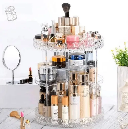 Organizador de maquiagem Giratório 360º