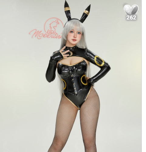 Moon Black Bodysuit + Corset