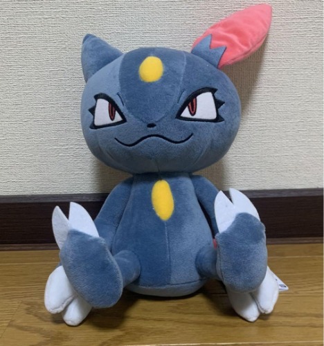 Sneasel Mofugutto Plush doll Pokemon BANPREST prize toy from Japan