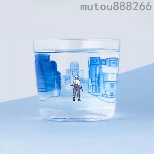 New Anime Blue Period Cosplay Glass Transparent Cup Water Cup Tea Cup Gift