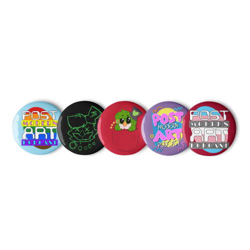 Post Modern Art Podcast Buttons