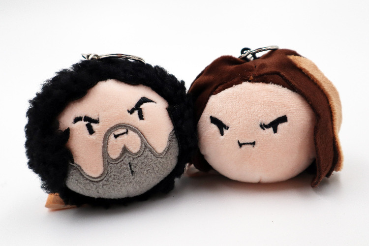 Grump Head Keychain Plushies