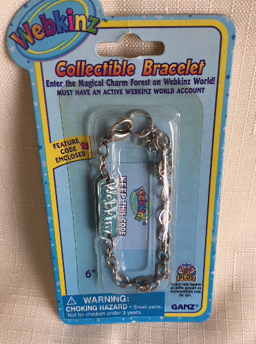 Webkinz Collectible Charm Bracelet “ NEW “ ￼Feature code enclosed