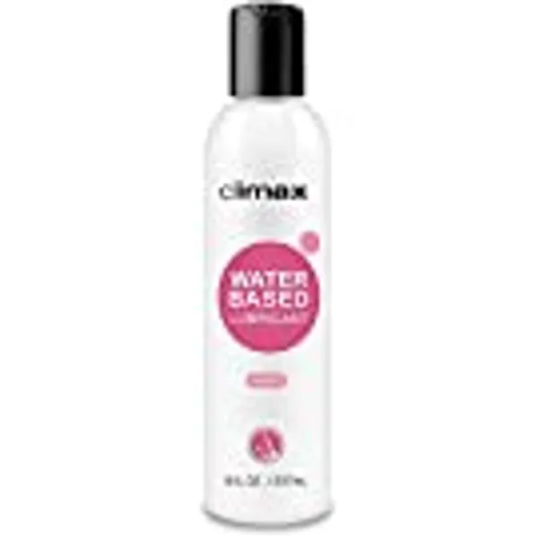 CLIMAX Water Based Cum Lube Unscented White Natural Lubricant - 8 fl.oz - for Women Men Couples Smooth and Slippery Long Lasting
