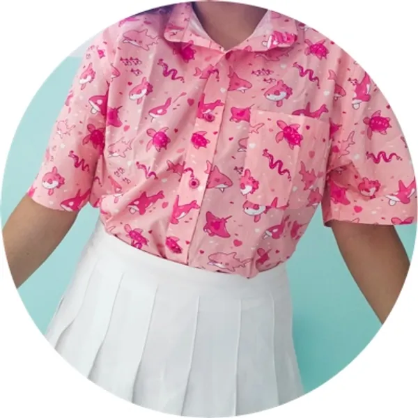 Heart of the Sea Button-Up Shirt