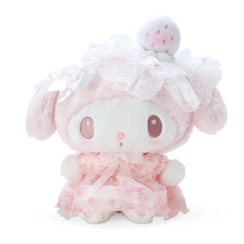 My Melody 10" Plush (White Strawberry Series)