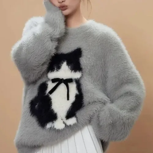 Fluffy Kitty Sweater