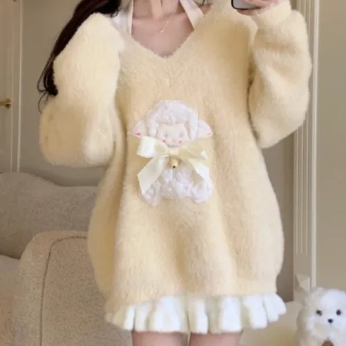 Soft Yellow Lamb Sweater