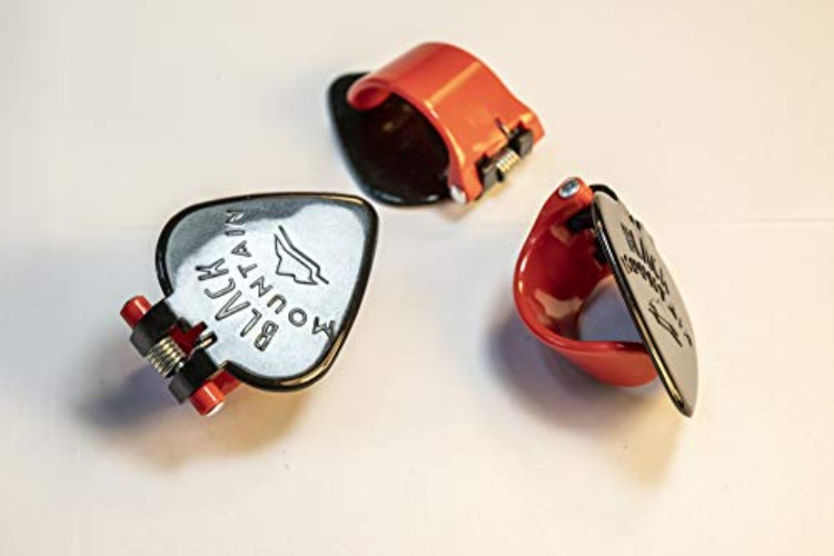 Right Handed: Heavy Gauge, Black Mountain Thumb Picks (7 Pack: Extra Tight) - 7 Pack: Extra Tight Spring Tension