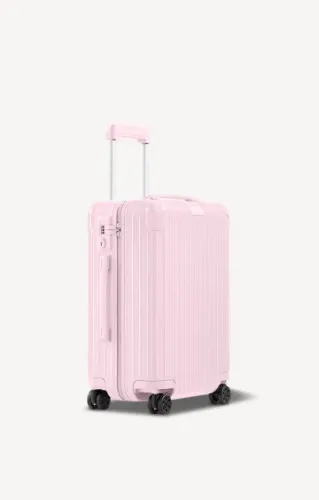 Pink Rimowa suitcase