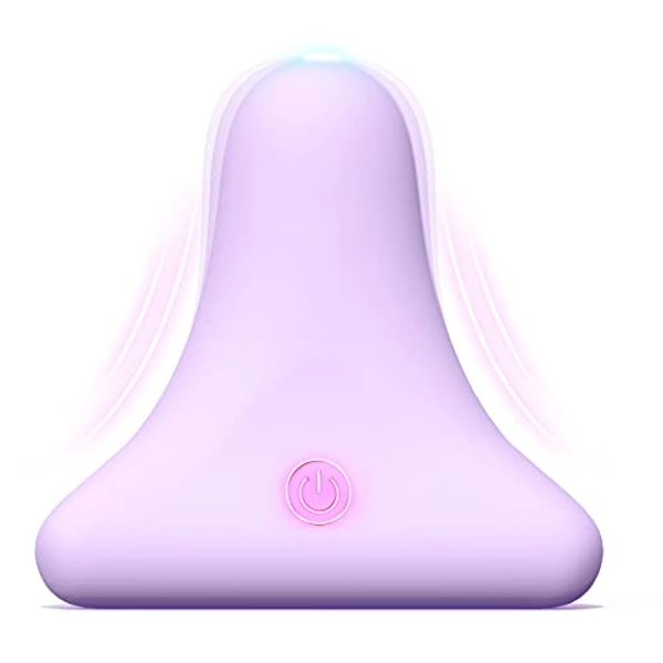 Clitoral Stimulator with 4 Stimulation Points - W WU CHU, Clitoris Vibrator Small, Vibrator Bullet Sex Toy, Triangle Nipple Vibrator G Spot Vibrators, Mini Vibrator for Women 8 Modes, Lavender