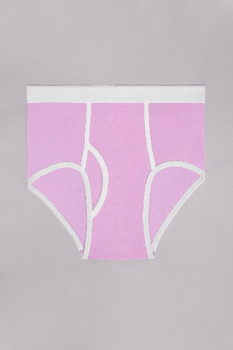 Men's Baby Rib Brief | Baby Pink