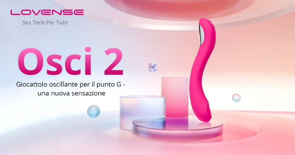 Osci 2 di Lovense. Vibratore punto G femminile controllato da app