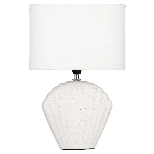 28cm Seashell Ceramic Table Lamp