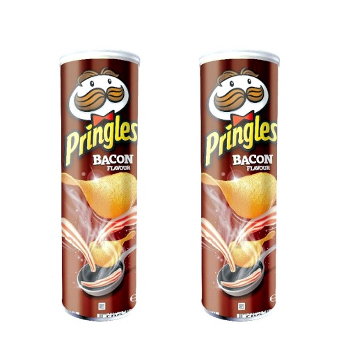 Pringles Potato Chips Bacon, 165g x 2 - 