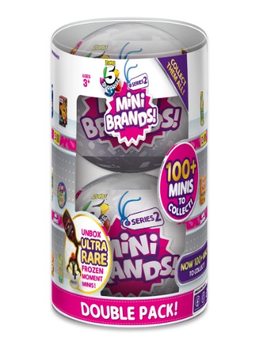 ZURU 5 SURPRISE Mini Brands Series 2 Wave 2 Mystery Capsule Real Miniature Brands Collectible Toy (2 Pack) by ZURU