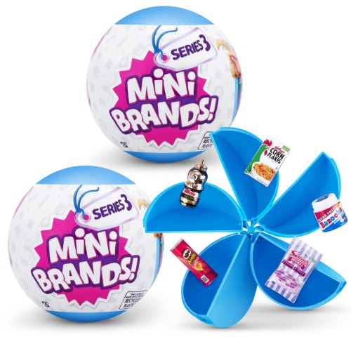 5 Surprise Mini Brands Series 3 Mystery Capsule Real Miniature Brands Collectible Toy (2 Pack)