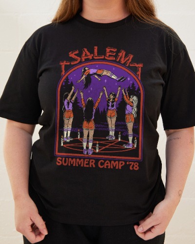 Salem Summer Camp T-Shirt | Men's / Black / 2XL