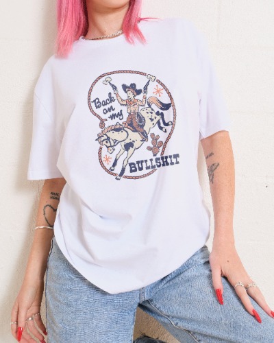 Back On My Bullshit T-Shirt | Men's / White / 2XL