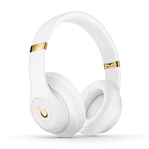 Beats Studio3 Wireless Noise Cancelling Over-Ear Headphones - Apple W1 Headphone Chip, Class 1 Bluetooth, 22 Hours of Listening Time, Built-in Microphone - White - White - Studio3