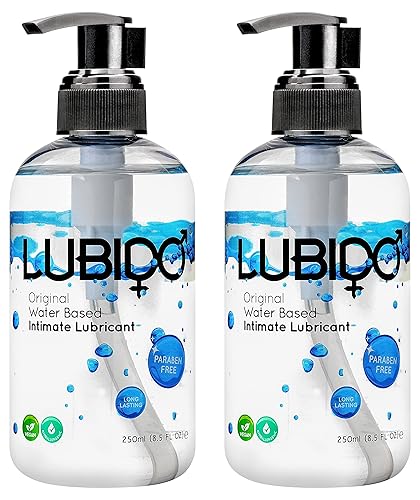 Lubido Gel Lubrifiant Intime Original à Base d'Eau Sans Paraben - 250ml (Pack of 2)