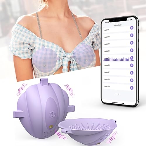 Sex Toys Tétons Vibromasseur, Femme Clitoridien Puissant Sex Toýs Femme ORSLUM, Vibromasseur Sextoy Vibromasseurs Sextoys, Vibromasseur, 9 Types de Vibrations, Avec Bretelles Pour Sous-Vêtements