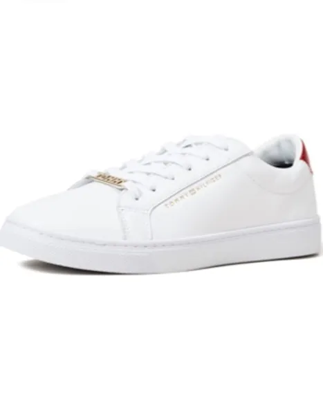 Tommy Hilfiger Damen Essential Sneaker - 41 EU Weiß Rwb 020