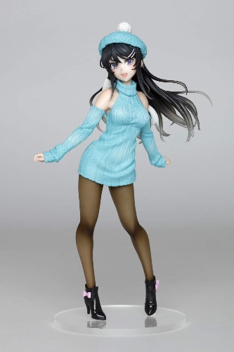 Taito Rascal Series Coreful Figure Sakurajima Mai Newly Written Knit Dress ver., Multiple Colors (T83349)