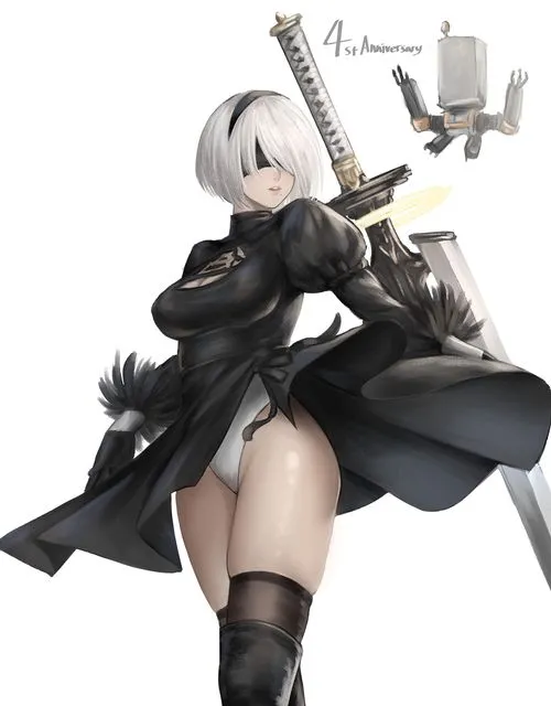DokiDoki-SR Cosplay Game NieR:Automata Cosplay 2B Cosplay YoRHa No. 2 Type B Cosplay Costume Women | S-PRESALE